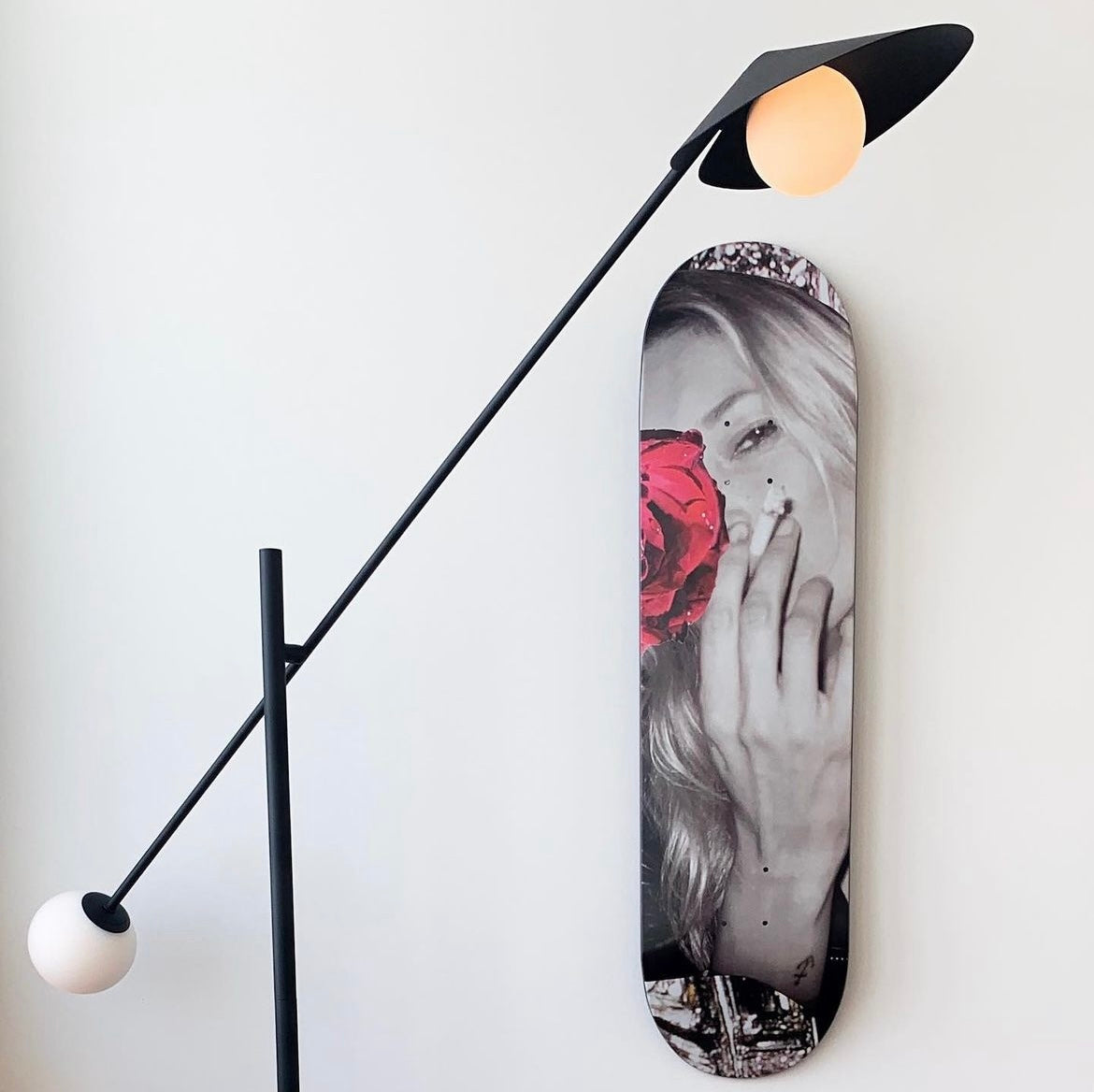 Stiegler X Broadhurst Kate Moss - English Rose Skateboard Deck