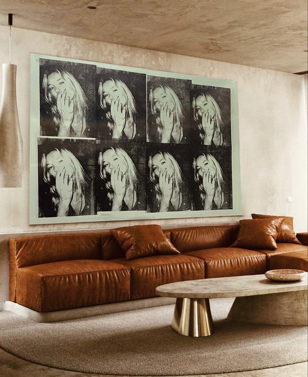 Kate Moss Large Silk screenprints - commissions welcomed